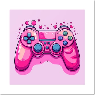 pink joy stick Posters and Art